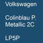 Preview: Volkswagen, Colinblau P. Metallic 2C, LP5P.